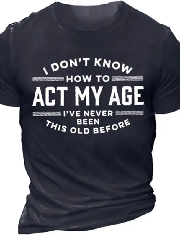 Men's Letter Graphic Prints T Shirt Graphic Tee Cotton Short Sleeves Graphic Shirt Black Navy Blue Green Comfortable Tee Vacation Street Fashion Designer Clothing