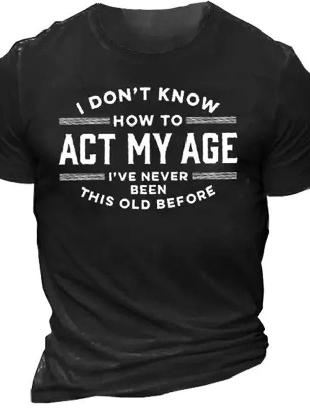 Men's Letter Graphic Prints T Shirt Graphic Tee Cotton Short Sleeves Graphic Shirt Black Navy Blue Green Comfortable Tee Vacation Street Fashion Designer Clothing