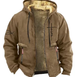 Men's Letter Graphic Prints Hoodies Long Sleeve Sweatshirts Hooded Daily Casual Holiday Vacation Fall & Winter White Red Blue Clothing Apparel Designer S M L XL XXL 3XL