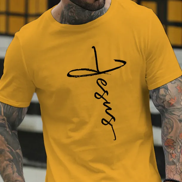 Men's Letter Letter Print T Shirt Casual Style Cotton Short Sleeve Graphic Shirt Wine Black White Comfortable Tee Vacation Casual Fashion Designer Clothing