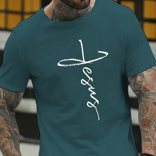 Men's Letter Letter Print T Shirt Casual Style Cotton Short Sleeve Graphic Shirt Wine Black White Comfortable Tee Vacation Casual Fashion Designer Clothing