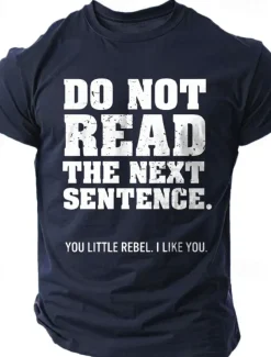 Men's Letter Printed T Shirt 100% Cotton Short Sleeve Graphic Shirt Black Deep Blue Army Green Comfortable Tee Vacation Street Fashion Designer Clothing