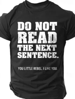 Men's Letter Printed T Shirt 100% Cotton Short Sleeve Graphic Shirt Black Deep Blue Army Green Comfortable Tee Vacation Street Fashion Designer Clothing