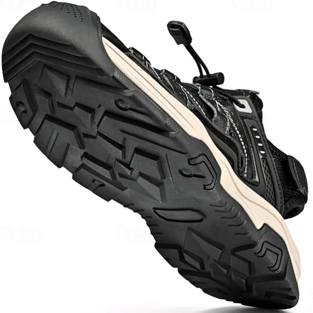 Men's Lightweight Breathable Hiking Sandals with Adjustable Straps and Durable Sole – Ideal for Outdoor Adventures
