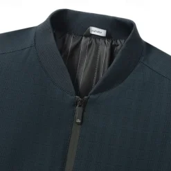 Men's Lightweight Jacket Formal Office Zip Up Spring Spring & Fall Neutral Daily Navy Blue Army Green Jacket