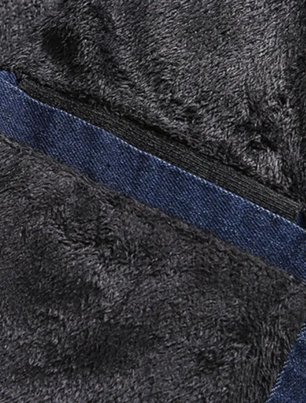 Men's Lightweight Jacket Jean Jacket Denim Jacket Formal Home Windbreaker Zipper Spring Fall Winter Solid Color Fashion Stand Collar Regular Black Blue Jacket