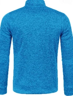 Men's Lightweight Jacket Summer Jacket Transition Jacket Casual Jacket Vacation Daily Warm Pocket Fall & Winter Plain Fashion Classic Stand Collar Regular Black Wine Navy Blue Blue Orange Jacket