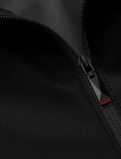 Men's Lightweight Jacket Training Outdoor Windproof Zip Up Pocket Spring Fall Solid Color Elegant Vacation Standing Collar Black Dark Red Navy Blue Khaki Jacket