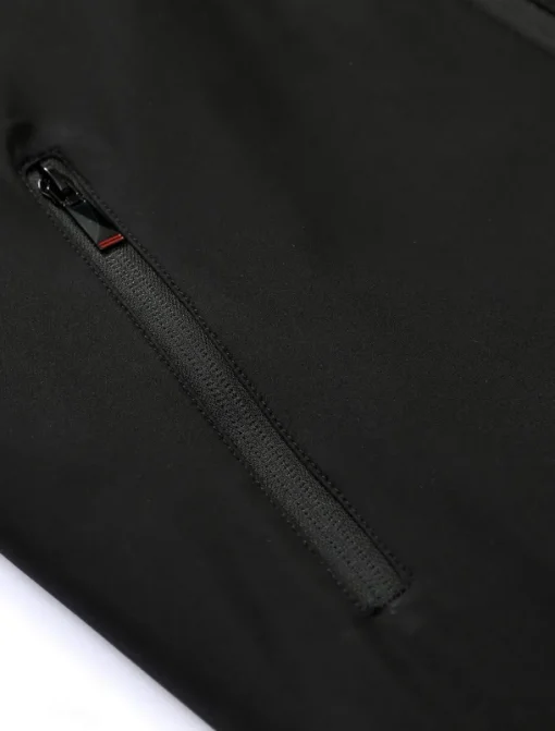 Men's Lightweight Jacket Training Outdoor Windproof Zip Up Pocket Spring Fall Solid Color Elegant Vacation Standing Collar Black Dark Red Navy Blue Khaki Jacket