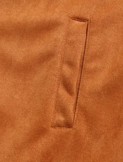 Men's Lightweight Jacket Transition Jacket Casual Jacket Vacation Daily Wearproof Pocket Fall & Winter Plain Fashion Classic Stand Collar Regular Black Navy Blue Orange Coffee Jacket