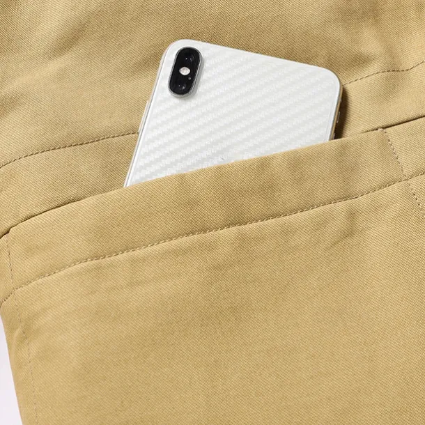 Men's Lightweight Jacket Trucker Jacket Outdoor Jacket Summer Jacket Daily Wear Workfashion Windproof Buttons Inside Pocket Spring Fall Plain Stylish Business Shirt Collar Regular Black khaki Army