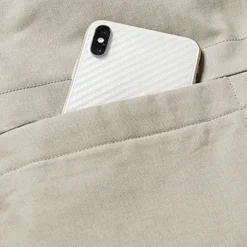 Men's Lightweight Jacket Trucker Jacket Outdoor Jacket Summer Jacket Daily Wear Workfashion Windproof Buttons Inside Pocket Spring Fall Plain Stylish Business Shirt Collar Regular Black khaki Army