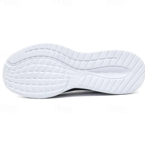 Men's Lightweight Red Mesh Running Shoes - Breathable Athletic Sneakers for Sports and Casual Wear