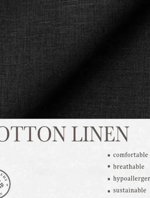 Men's Linen Blazer Sport Coat Notch Collar Fashion Solid Colored Blazer Lake blue Black Navy Blue Standard Fit Single Breasted One-button