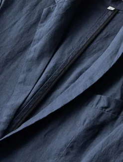 Men's Linen Blazer Suits Wedding Anniversary Vacation Elegant Neutral Spring & Fall Cotton Linen Solid Color Buttons Comfy Single Breasted One-button Blazer White Navy Blue Beige Gray