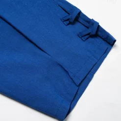 Men's Linen Pants Summer Pants Cropped Pants Beach Pants Drawstring Elastic Waist Plain Comfort Breathable Calf-Length Casual Daily Holiday Fashion Classic Style Black White