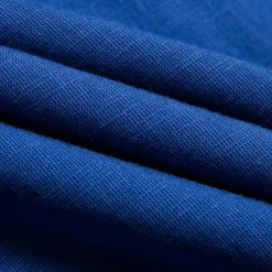 Men's Linen Pants Summer Pants Cropped Pants Beach Pants Drawstring Elastic Waist Plain Comfort Breathable Calf-Length Casual Daily Holiday Fashion Classic Style Black White