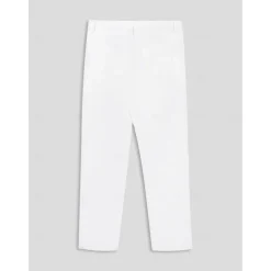 Men's Linen Pants Trousers Summer Pants Front Pocket Straight Leg Plain Comfort Breathable Casual Daily Holiday Fashion Basic Black White