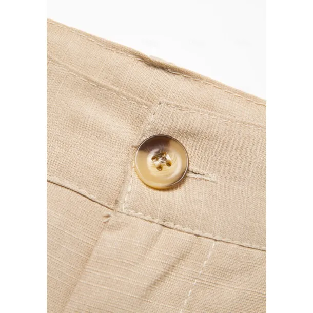 Men's Linen Pants Trousers Summer Pants Beach Pants Front Pocket Straight Leg Plain Comfort Breathable Casual Daily Holiday Fashion Basic Black White