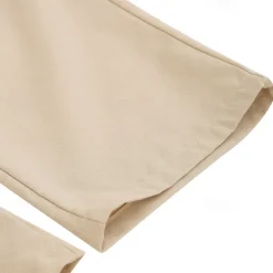 Men's Linen Pants Trousers Summer Pants Drawstring Elastic Waist Plain Comfort Breathable Daily Beach Fashion Simple Black White Micro-elastic