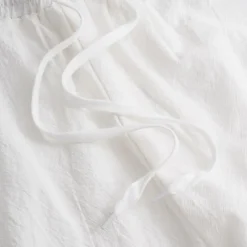 Men's Linen Pants Trousers Summer Pants Elastic Waist Straight Leg High Rise Solid Color Comfort Breathable Full Length Wedding Holiday Vacation Fashion Black White High Waist Inelastic