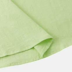 Men's Linen Shirt Summer Shirt Beach Shirt Black White Brown Short Sleeve Plain Standing Collar Summer Casual Holiday Clothing Apparel