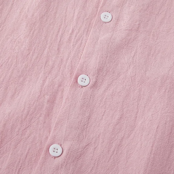 Men's Linen Shirt Summer Shirt Beach Wear Casual Shirt Button Up Shirt Plain Casual Daily Light Yellow White Pink Dark Navy Long Sleeve Spring & Summer Clothing Apparel