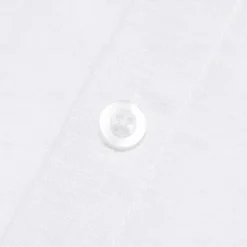 Men's Linen Shirt White Short Sleeve Solid Color Floral Graphic Turndown Shirt Collar Outdoor Graphic Clothing Apparel Casual Daily