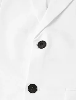 Men's Linen Suits Beach Wedding Summer Suits Solid Colored 3 Piece Tailored Fit Single Breasted Two-buttons Beige Sky Blue White