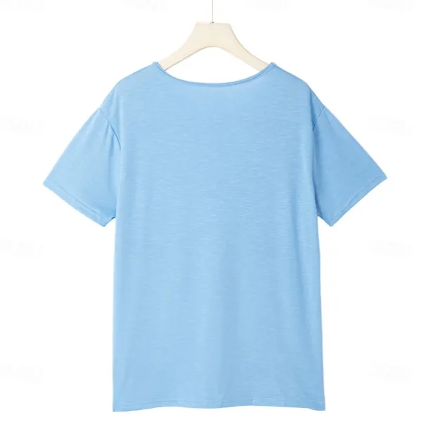 Men's Linen-like T Shirt Moisture Wicking Shirts Plain V Neck Street Causal Short Sleeve V Neck Vintage Clothing Apparel Retro Basic Casual Comfortable