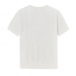 Men's Lyocell T Shirt Horizontal Vertical Stripes Crew Neck School Training Short Sleeve Side Stripe Stripe Clothing Apparel Knitwear Vacation Vintage Neutral