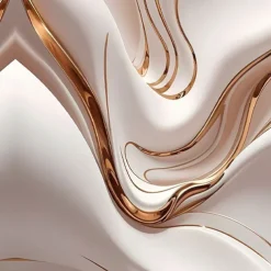 Men's Marble Abstract Liquid Art Satin Shirt Dress Shirt Long Sleeve Fashion Casual Vacation Holiday Summer Spring Fall Turndown Collared Shirts 3D Print Button Up Shirts Pink Blue Gold Green Gray