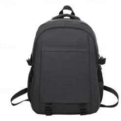 Men's Minimalist School Backpack – Water-Resistant Laptop Bag for College and High School, Large Capacity Urban Daypack for Back to School