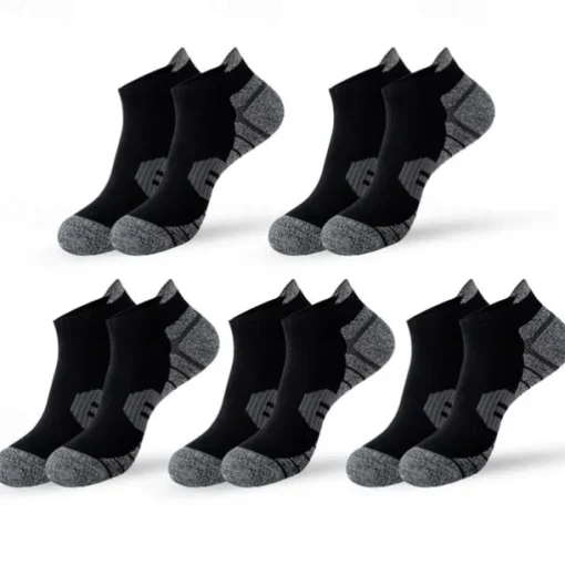Men's Multi Packs Socks Running Socks Casual Socks Black White Color Color Block Vacation Sports & Outdoor Daily Basic Medium Spring Fall Fashion Casual