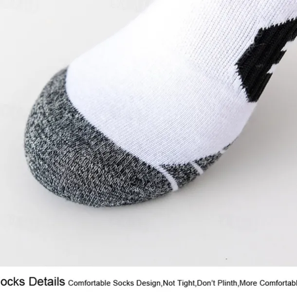 Men's Multi Packs Socks Running Socks Casual Socks Black White Color Color Block Vacation Sports & Outdoor Daily Basic Medium Spring Fall Fashion Casual