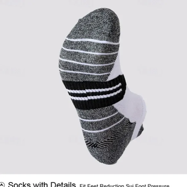Men's Multi Packs Socks Running Socks Casual Socks Black White Color Color Block Vacation Sports & Outdoor Daily Basic Medium Spring Fall Fashion Casual