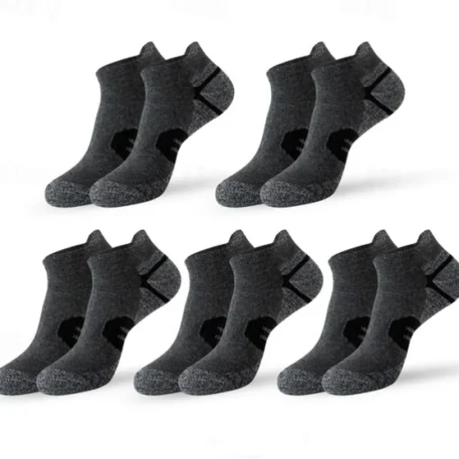 Men's Multi Packs Socks Running Socks Casual Socks Black White Color Color Block Vacation Sports & Outdoor Daily Basic Medium Spring Fall Fashion Casual