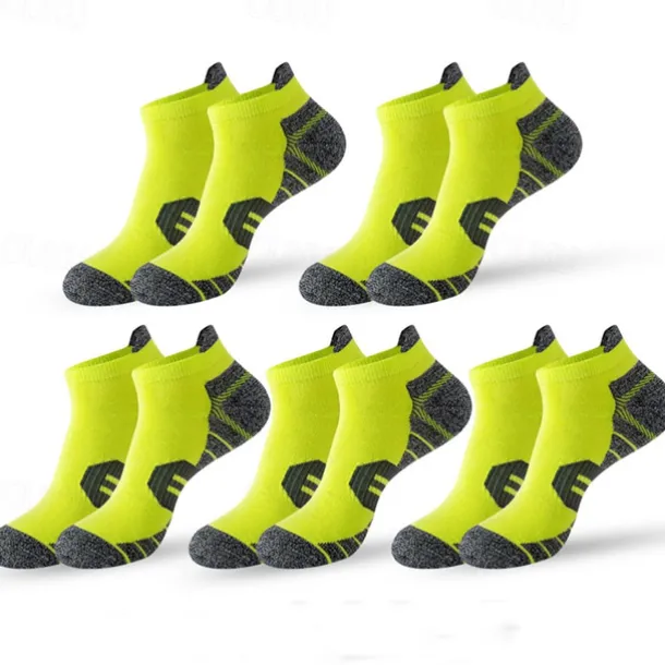 Men's Multi Packs Socks Running Socks Casual Socks Black White Color Color Block Vacation Sports & Outdoor Daily Basic Medium Spring Fall Fashion Casual