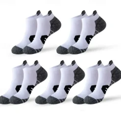 Men's Multi Packs Socks Running Socks Casual Socks Black White Color Color Block Vacation Sports & Outdoor Daily Basic Medium Spring Fall Fashion Casual