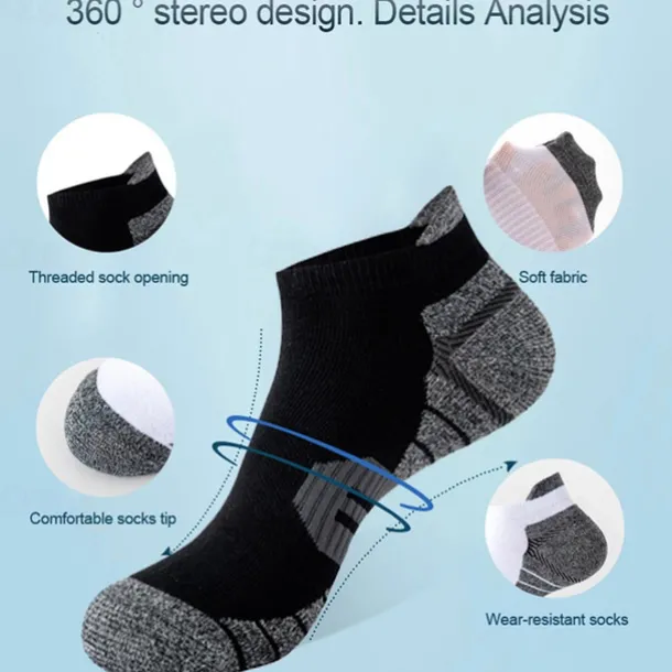 Men's Multi Packs Socks Running Socks Casual Socks Black White Color Color Block Vacation Sports & Outdoor Daily Basic Medium Spring Fall Fashion Casual