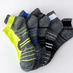 Men's Multi Packs Socks Running Socks Casual Socks Black White Color Color Block Vacation Sports & Outdoor Daily Basic Medium Spring Fall Fashion Casual