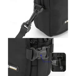 Men's Multi-Functional Crossbody Utility Pouch – Compact Waterproof Sling Bag with Adjustable Strap, Secure Phone Pocket, and Key Clip for Travel, Hiking, and Everyday Use