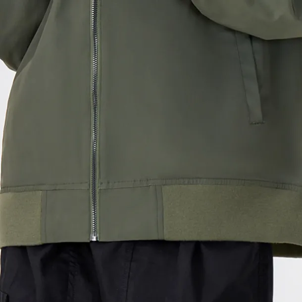 Men's National Flag Bomber Jacket Coat Outdoor Sports Vintage Casual Daily Wear Vacation Going out Printing Denim Fall & Winter Standing Collar Long Sleeve Black Red Army Green