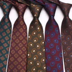 Men's Neckties Fashion Business Classic Argyle Wedding Party Daily Wear