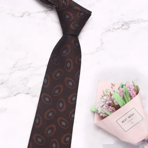 Men's Neckties Fashion Business Classic Argyle Wedding Party Daily Wear