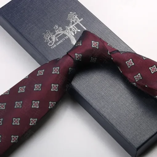 Men's Neckties Fashion Business Jacquard Argyle Wedding Party Daily Wear