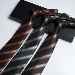 Men's Neckties Fashion Business Jacquard Stripes Wedding Party Daily Wear
