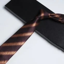 Men's Neckties Fashion Business Jacquard Stripes Wedding Party Daily Wear