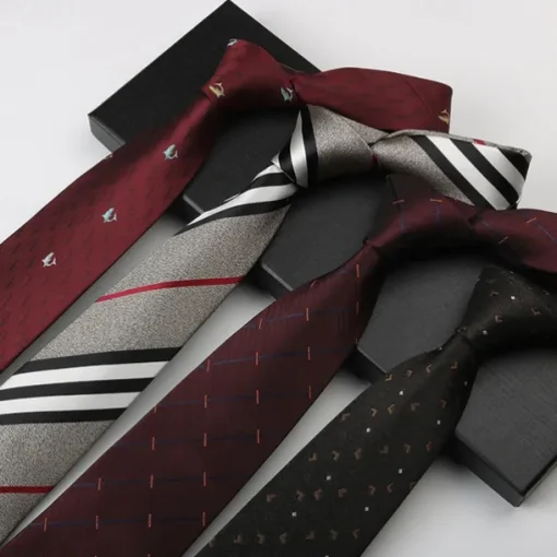 Men's Neckties Fashion Business Jacquard Pattern Wedding Party Daily Wear