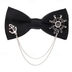 Men's Neckties Modern Contemporary Shiny Metallic Solid Color Wedding Party Daily Wear